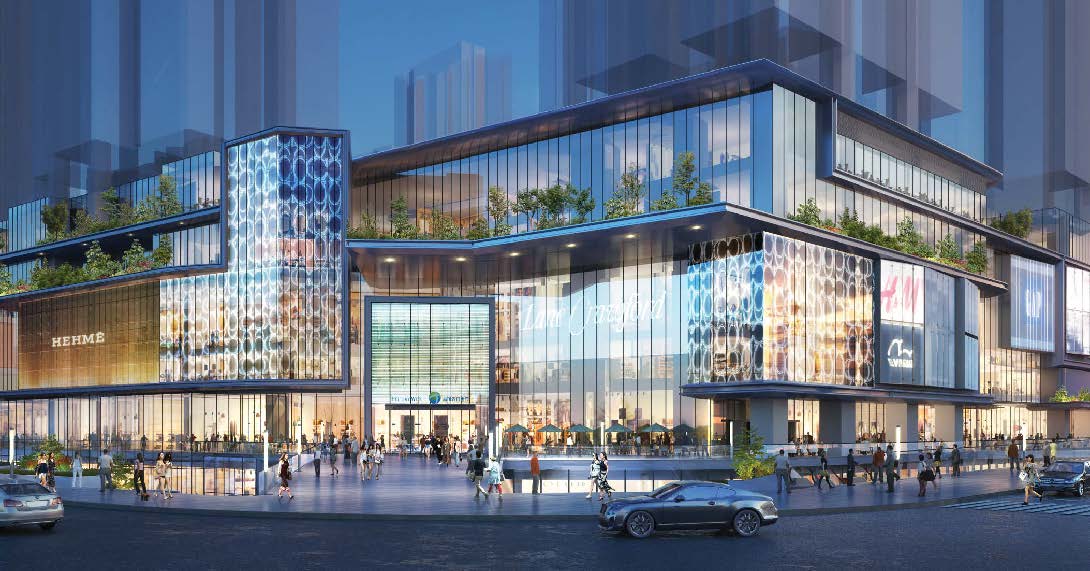 深圳罗湖益田假日广场,占据罗湖城市核心,立体交通畅通全市.